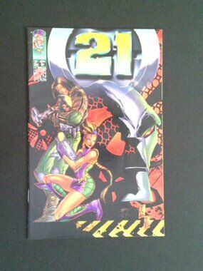 21 #2 Comic Silvestri Wein - with Bag and Board